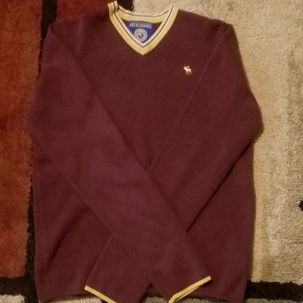 Vintage burgundy abercrombie sweater